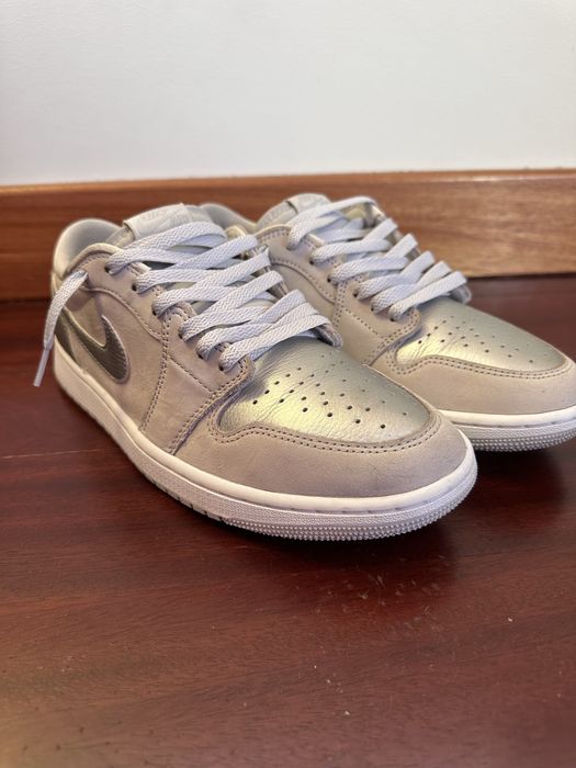 Nike air jordan 1 low og metalic silver