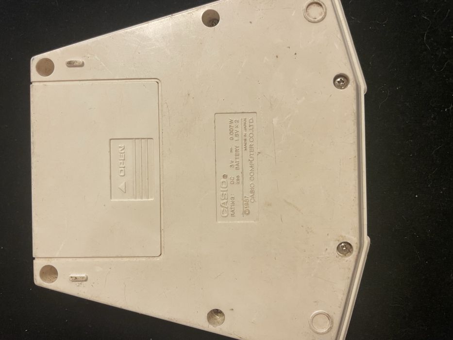 Consola de jogos Casio 1987