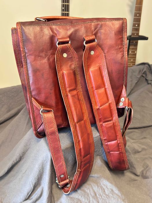 Plecak z naturalnej skóry