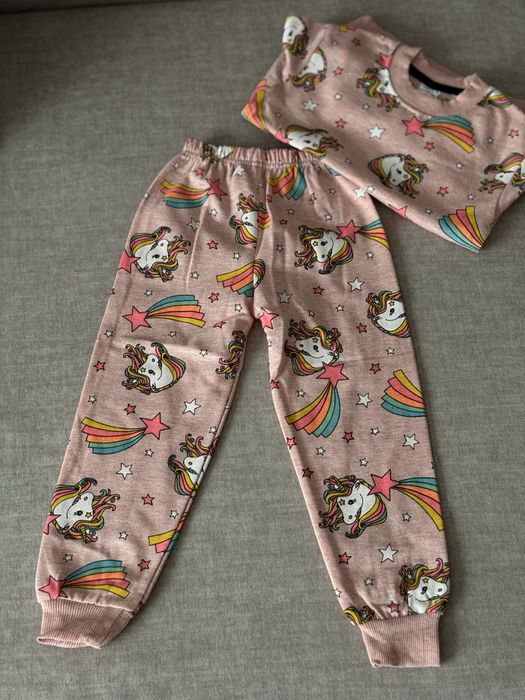 Дитяча піжама з єдинорогами (на байці)