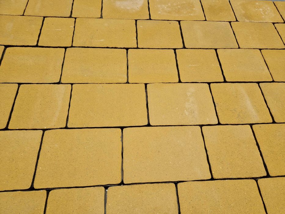 Kostka Brukowa Bergamo Piatto żółta Jadar Podjazd Chodnik Wyprzedaż
