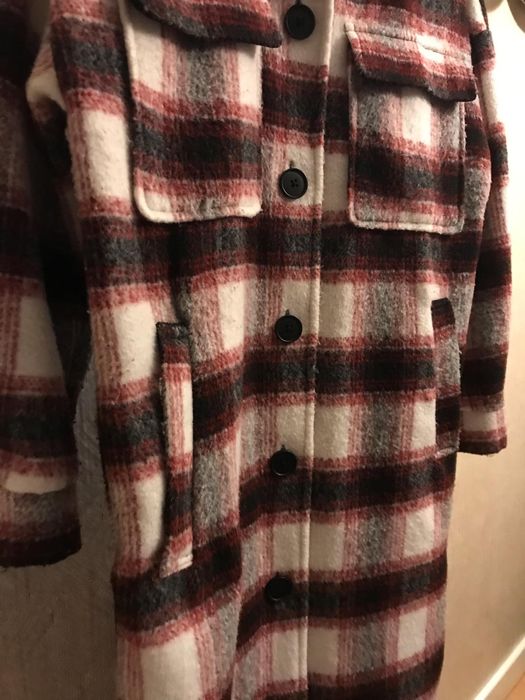 Casaco camiseiro comprido Stradivarius