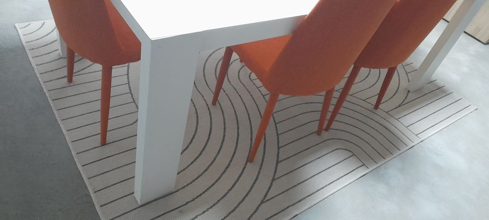 Mesa de sala tampo em vidro