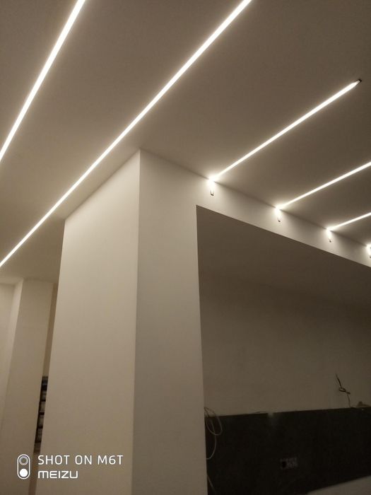 Шпаклівка , склохолст, фарбування, шпалери.