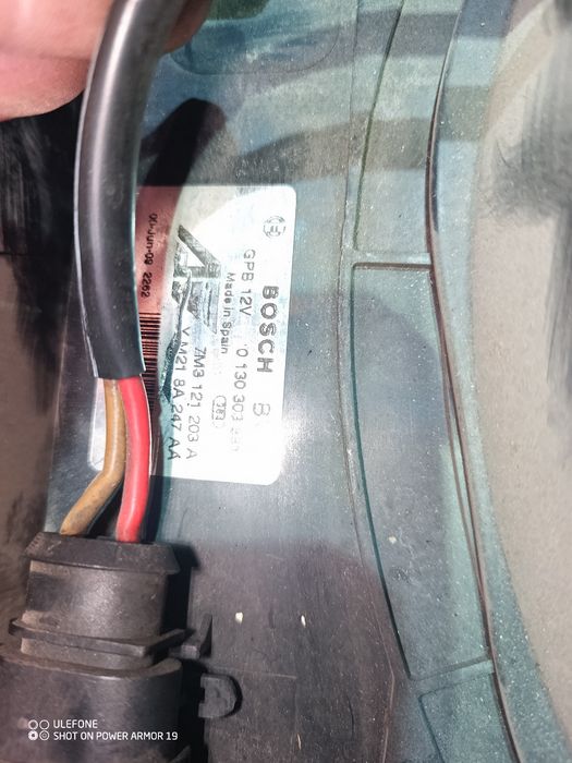 Вінтилятор охолодження Шаран Галаксі 1.9тді вінтилятор  кондиціонера.