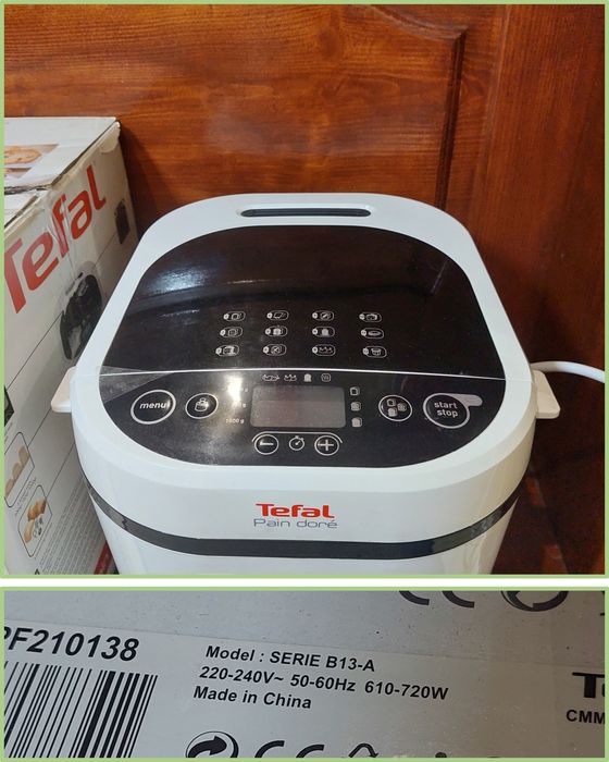 Хлібопічка Tefal b13 тістоміс тефаль хлебопечь хлебопечка