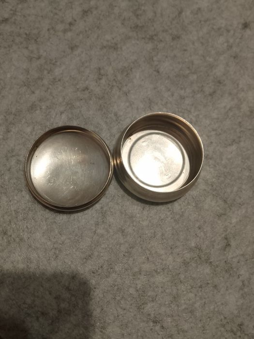 Vintage Piękna cukiernica i puzderka włoskie próba 800