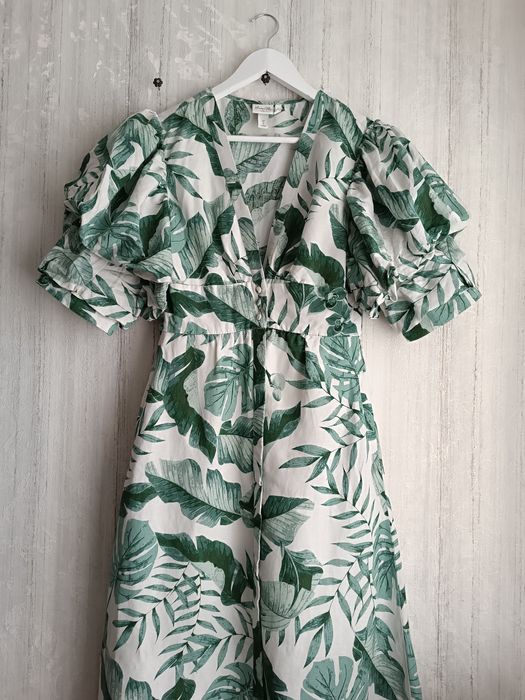 Плаття  довге льон H&M