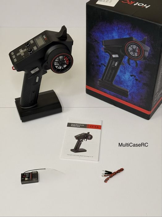 Пульт дистанційного керування HotRC CT-6A 2,4G 6CH та приймач F-06A