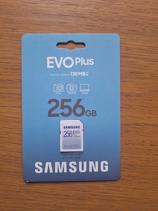 Samsung EVO Plus 256 GB SDXC – nowa, nieużywana