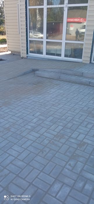 Укладка тротуарной плитки!