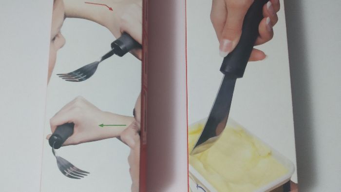 Garfo e Faca Vitility para pessoas com necessidas especiais ou idosas