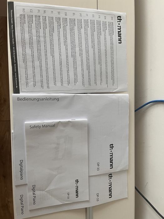Pianino elektryczne thomann DP-33