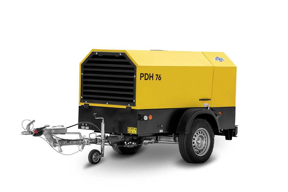 Przewoźny kompresor ATMOS PDH 76 – 7,6 m3/7 bar