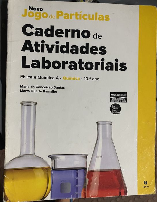 Caderno de atividades Novo Jogo de particulas 10° ano