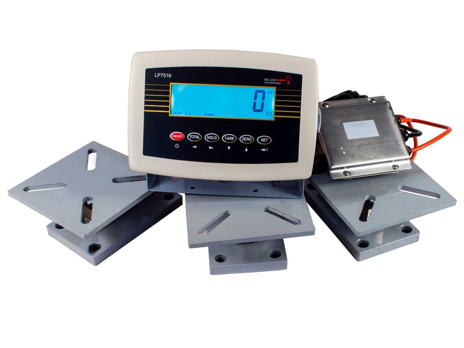 Waga pod Mieszalnik pasz, zbiornik z mlekiem 3 4 czujniki Wysyłka LCD