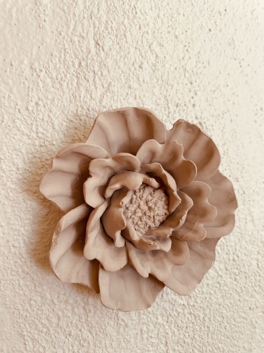 Flores gesso perfumado cerâmico para decorar parede