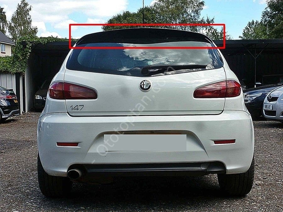 LIP SPOILER AILERON PALA ABA LÂMINA AVENTAL RABETA ALFA ROMEO GTA QUADRIFOGLIO VERDE