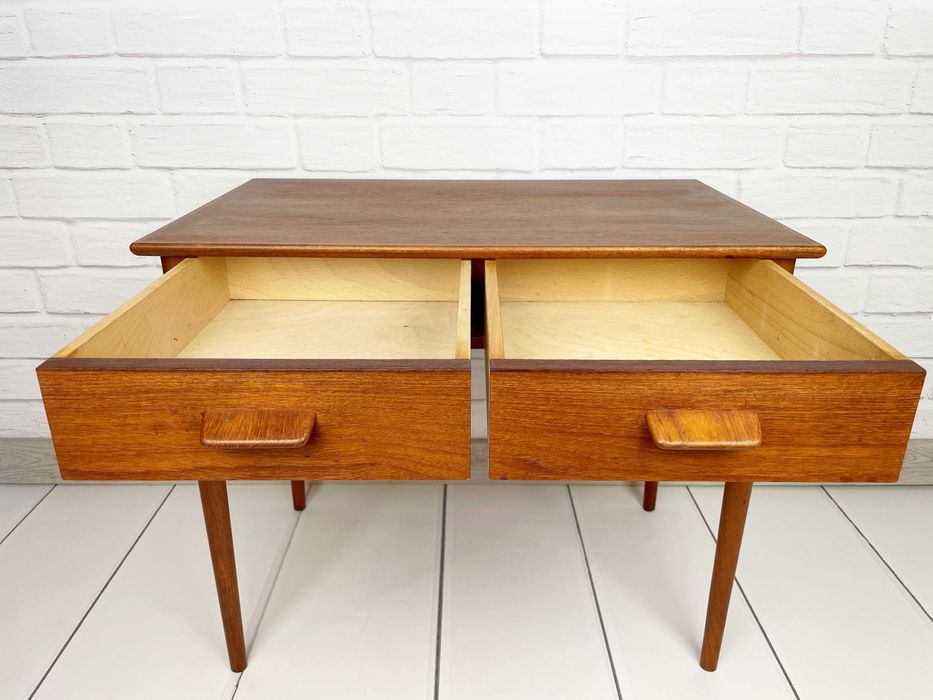 Duńska konsola tekowa z lat 60 • Mid-Century Vintage • Niciak • Szafka