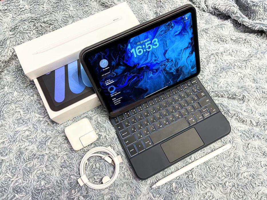 IPad Mini 6 (64 gb) wi-fi, комплект + стекло! А2567