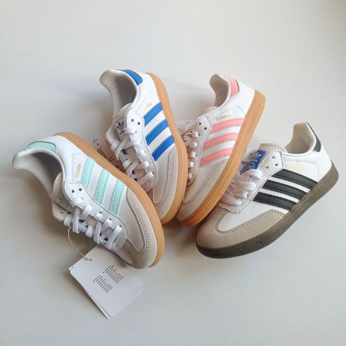 Дитячі шкіряні кеди кросівки adidas samba від 28 до 33.5