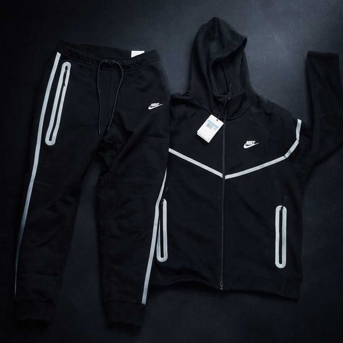 Nike tech fleece black reflective rozmiar M