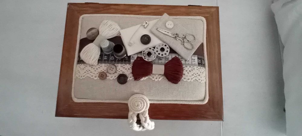 Caixas decorativas para arrumação - costura/chás436331554989025284