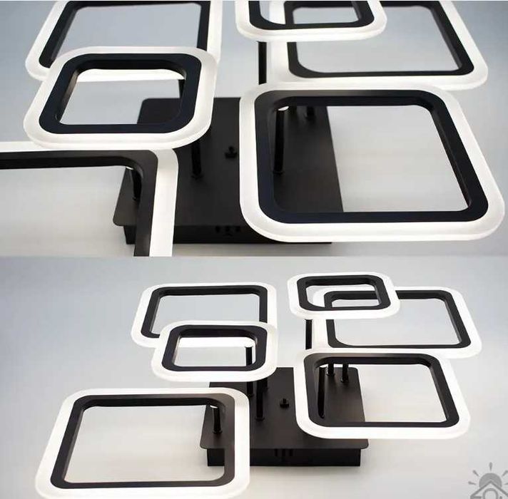 Світлодіодна лед люстра 75ватт,пульт (БЕЗКОШТОВНА Доставка)