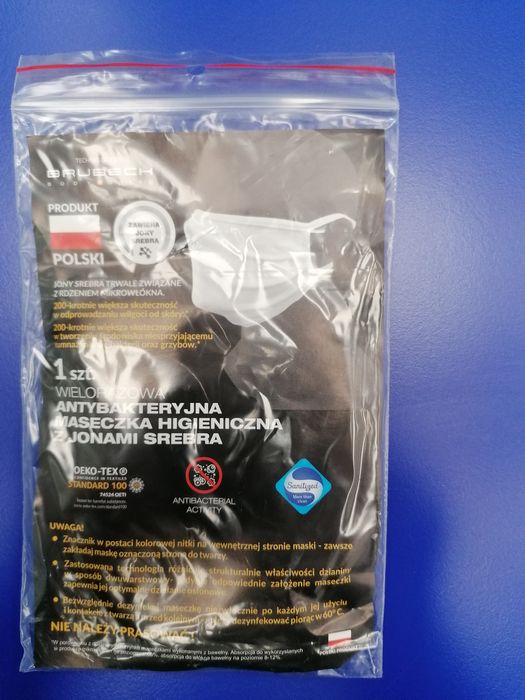 Maseczka z jonami srebra
