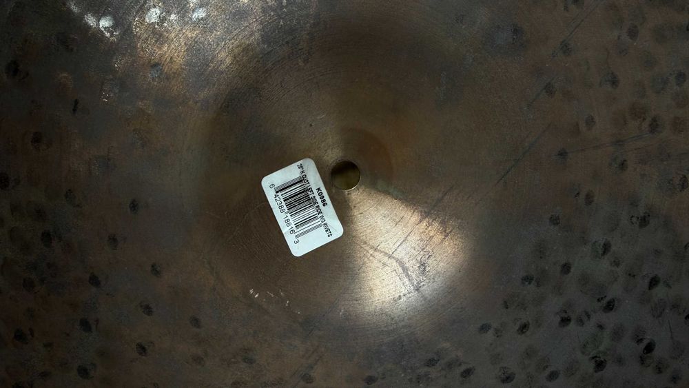 Zildjian 20" K Custom Left Side Ride Cymbal with Rivets