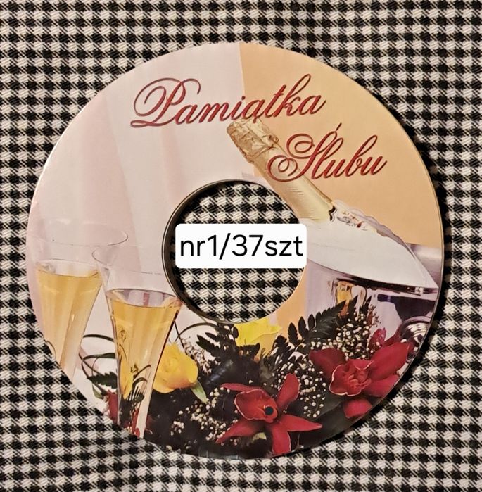 Naklejki ślubne na DVD zestaw 240szt