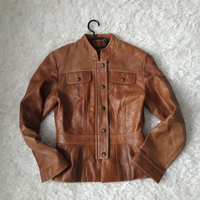 Skórzana kurtka 38