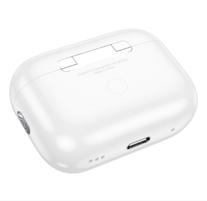 Hoco EW79 Bright ANC — Бездротові навушники з КОЛЬОРОВИМ ТАЧ-СКРИНОМ на кейсі! Bluetooth 5.4 + Шумозаглушення