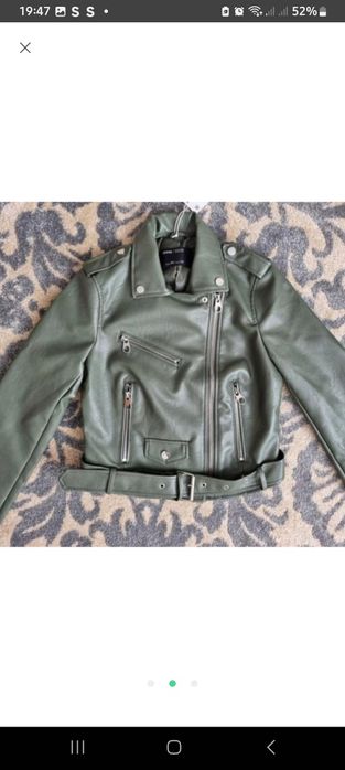 Косуха куртка колір хакі