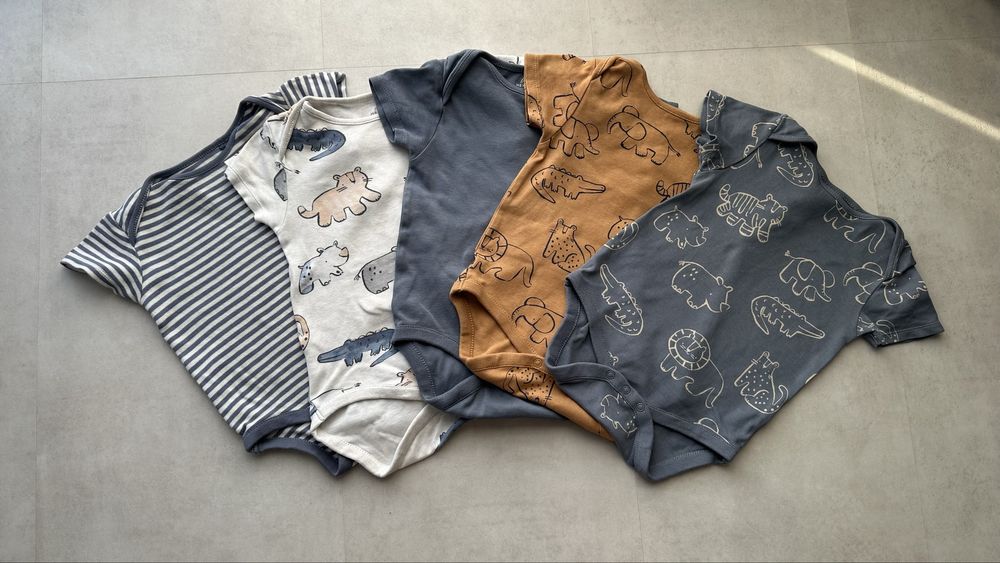 Боді дитячі H&M та Next на довгий і кор.рукав 86, 92