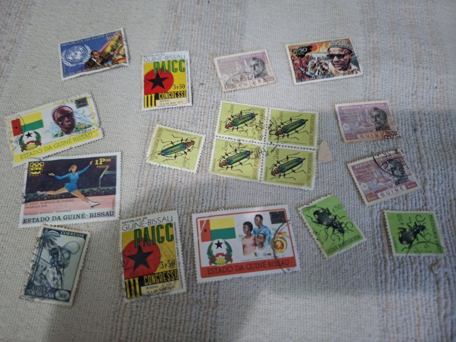 18 selos da Guiné