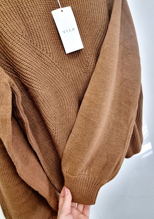 Sweter Vila Vioa Knit O-Neck L/S Pattern Top roz. 42/XL