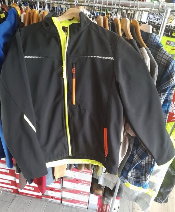 Softschell xl zielono czarny
