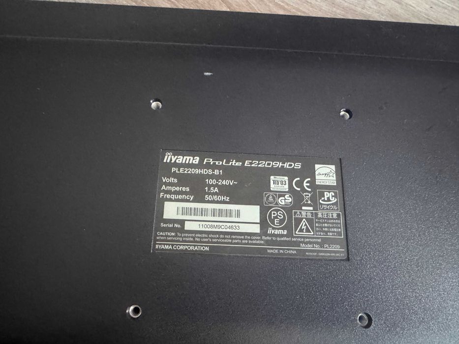 monitor IIyama  22 cale