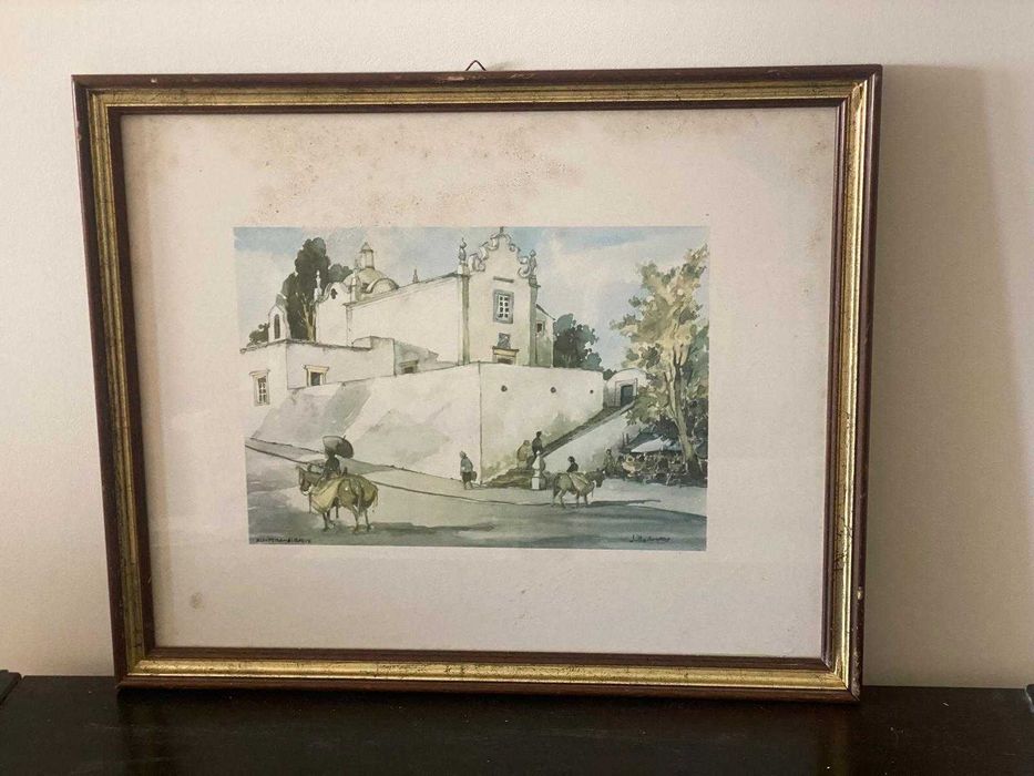Conjunto de 3 quadros Júlio Amaro – Algarve/Portugal – 43x35 cm