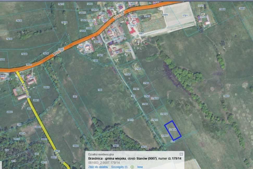 Duża działka budowlana koło Żagania