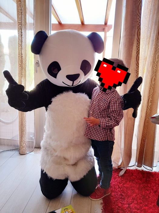Aluguer de disfarce PANDA adulto para festa infantil