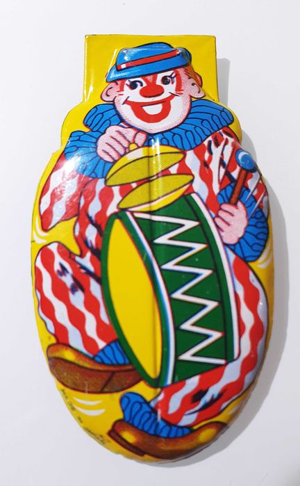 Antigo ~ "CLICK-CLACK em CHAPA LITOGRAFADA" ~ Anos 50 ~ JAPAN ~ #5