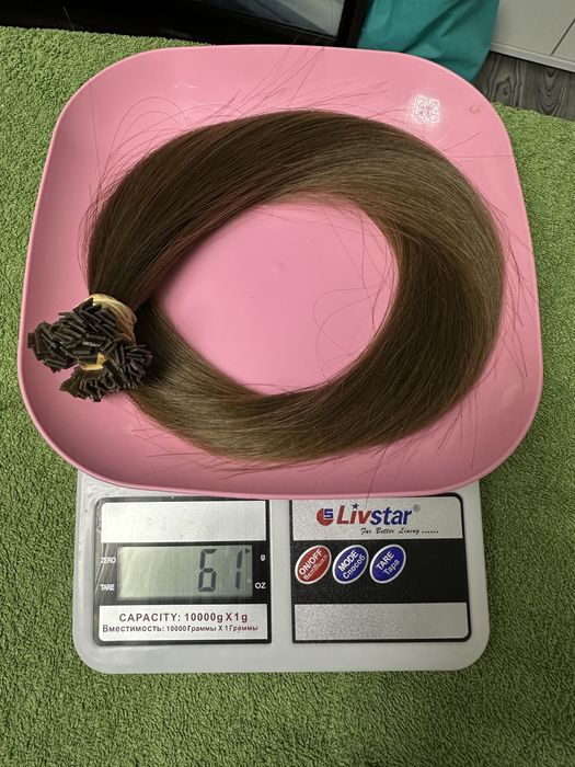 Натуральный волос 50 см 60 грамм Славянка 3000