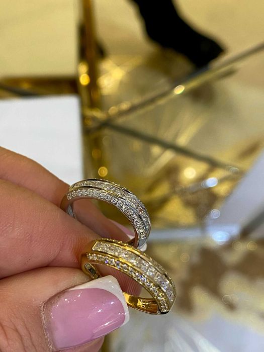 Obrączka Infinity Princess diamenty 1.00 CT