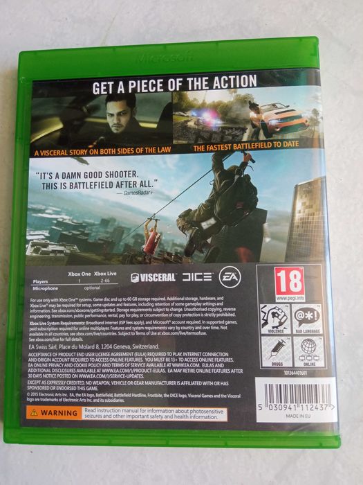 Jogo X-BOX ONE Battlefield hardline
