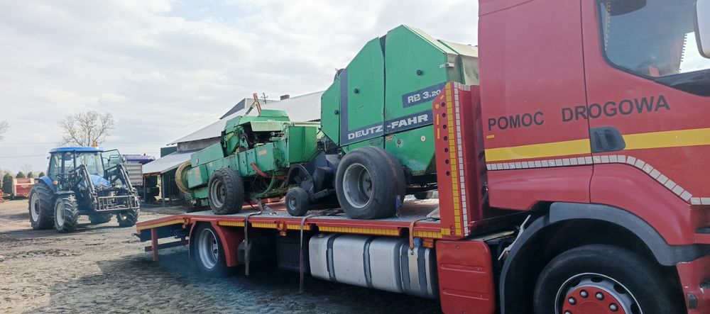 Auto laweta Usługi transportowe wapno luzem