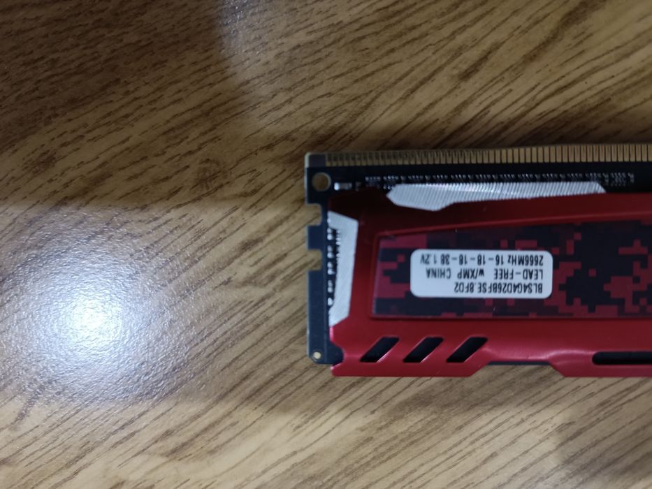 Memória  DDR4 Ballistix Sport 4GB 2666Mhz