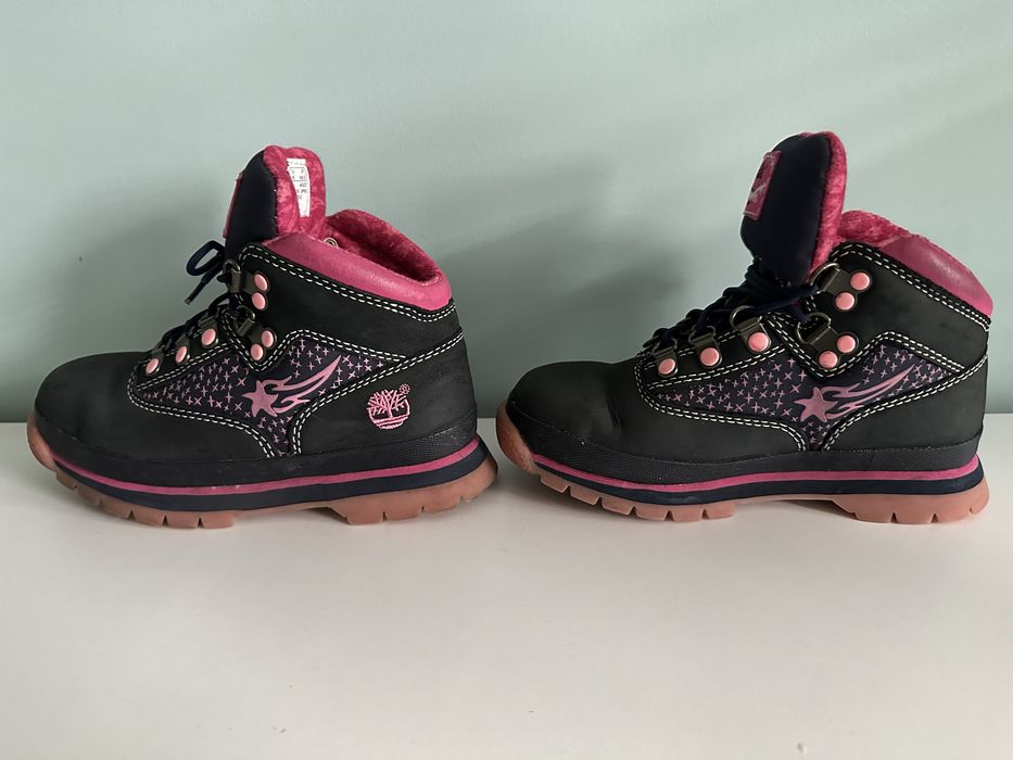 Granatowe buty trapery Timberland 30,5