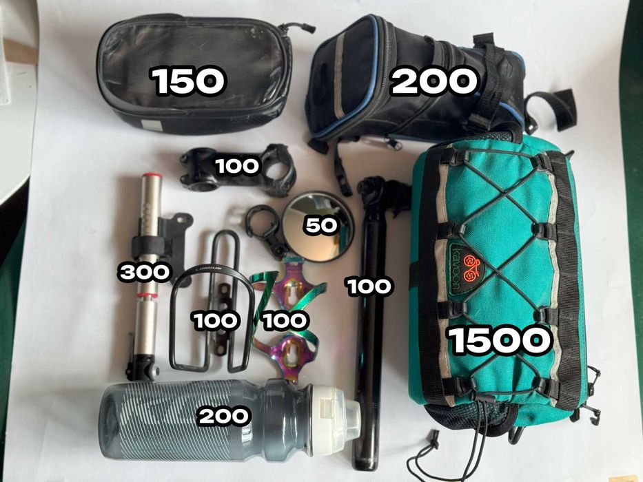 Велошолом та велозапчастини